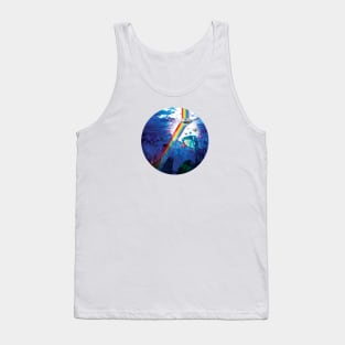 Rainbow Gemstones Underwater Diving World Art Tank Top